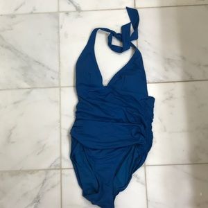DKNY ruched one piece